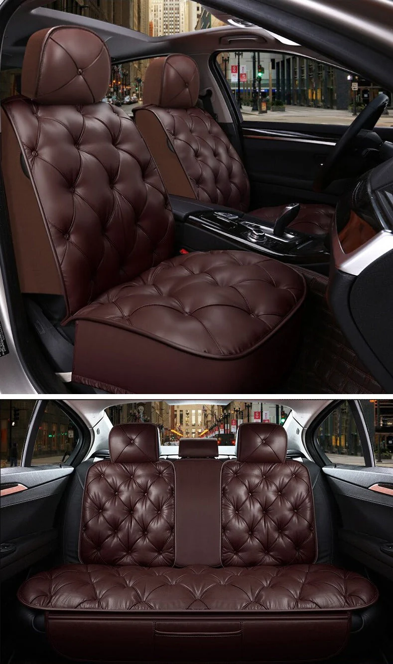 Luxurious Ride Leather Car Seat Cover - Image 16