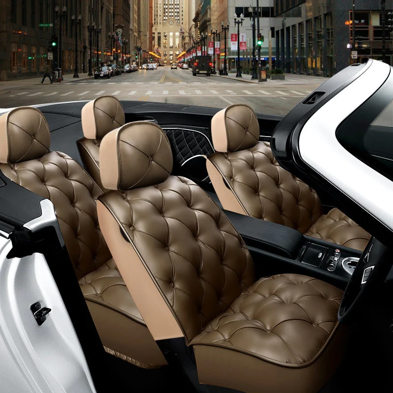 Luxurious Ride Leather Car Seat Cover - Image 2
