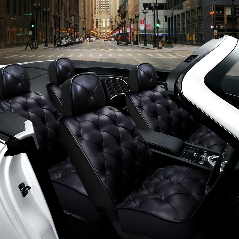 Luxurious Ride Leather Car Seat Cover - Image 3
