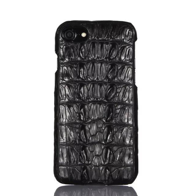 Luxury 3D Crocodile Skin Leather Case for iPhone Models - Image 2