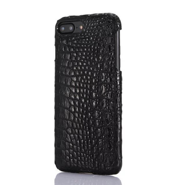 Luxury 3D Crocodile Skin Leather Case for iPhone Models - Image 5