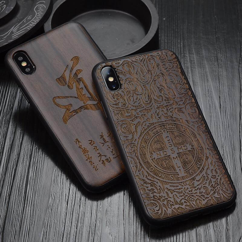 Luxury Wooden Flexible iPhone Case - Image 3