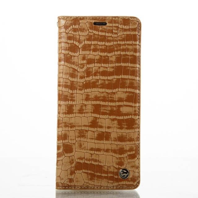 Luxury Flip Leather Crocodile Pattern Cases For iphone X and Other Models - Image 8
