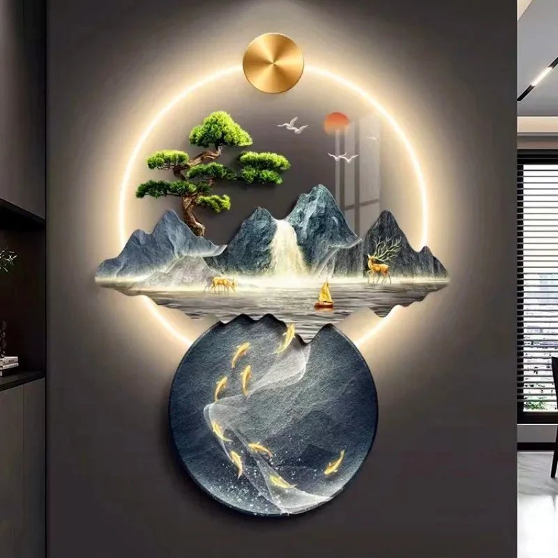 Luxury Landscape Relaxing Modern Decorative Lamp - Image 2