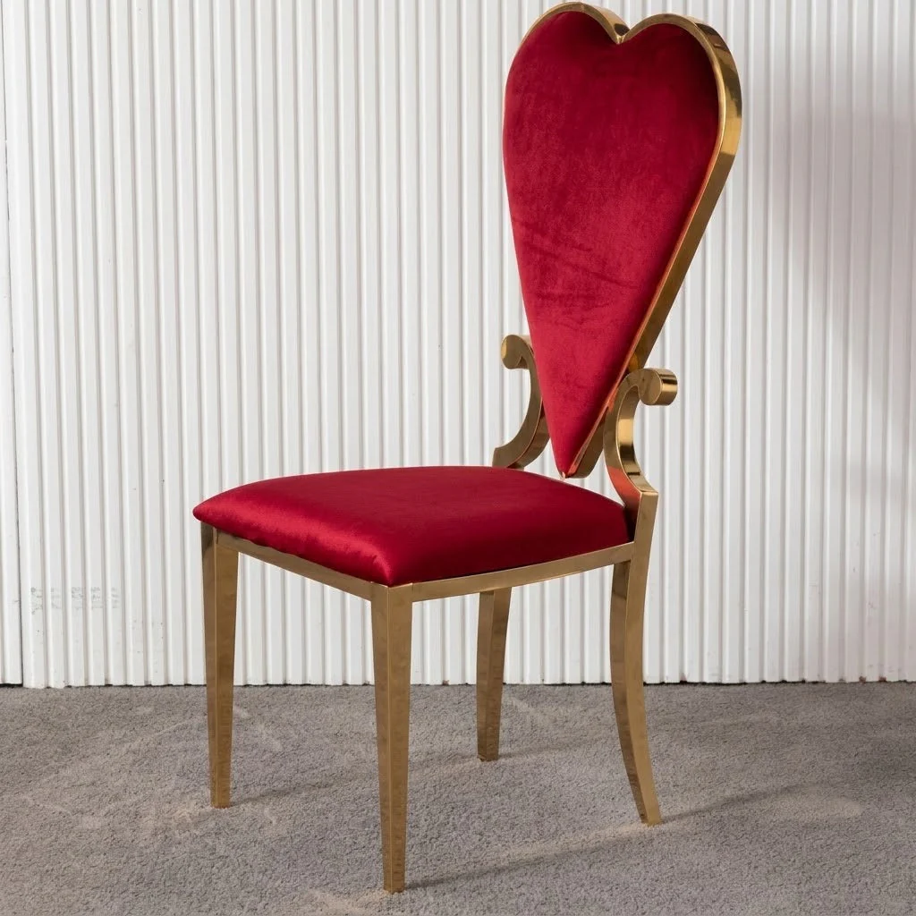 Luxury Stainless Steel Game Cards Dining Chair - Image 14