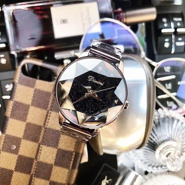 Luxury Stainless Steel Shiny Look Women Watch - Image 2