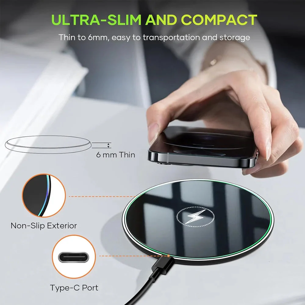 Luxury Ultra Thin Wireless Charger - Image 5