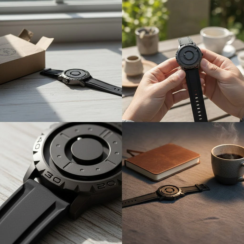 Magnetic Ball Pointer Quartz Watch - Image 7