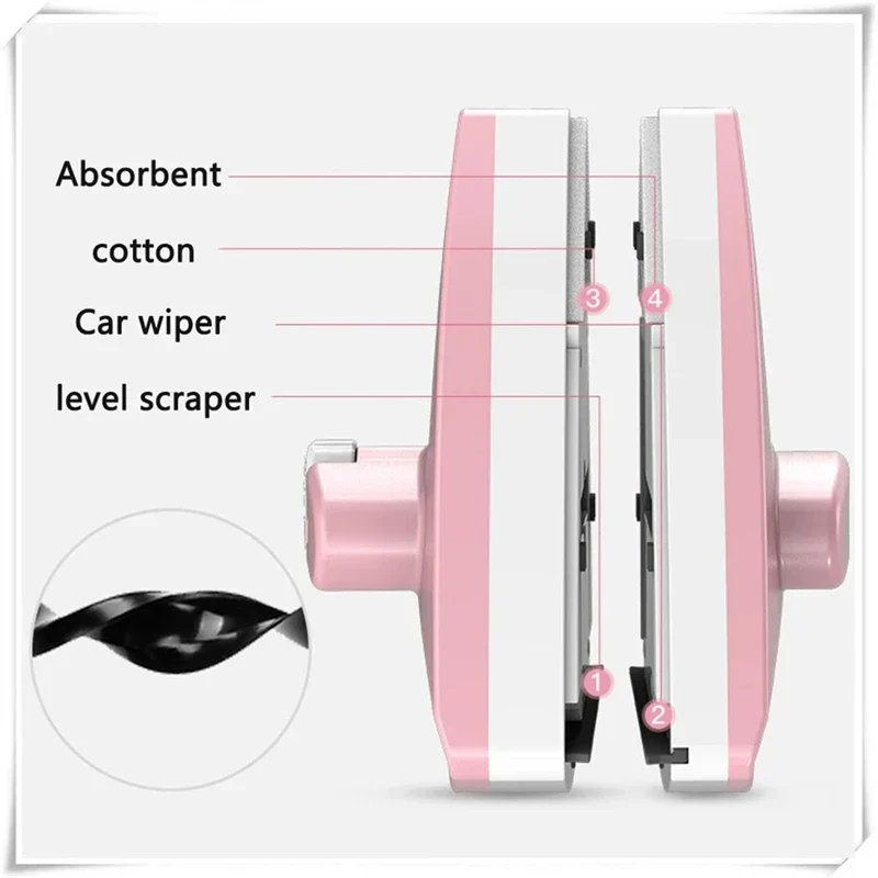 Magnetic Double-Sided Adjustable Window Cleaner Gadget - Image 2