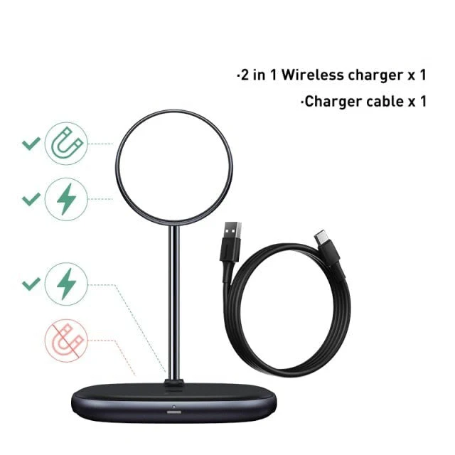 Magnetic Wireless Charger Phone Stand - Image 5