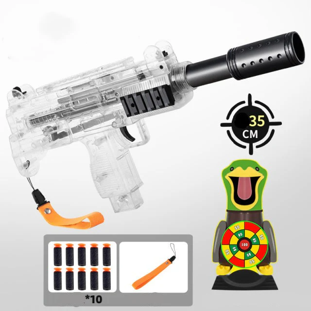 Manual Soft Bullet Submachine Toy Gun Set - Image 8