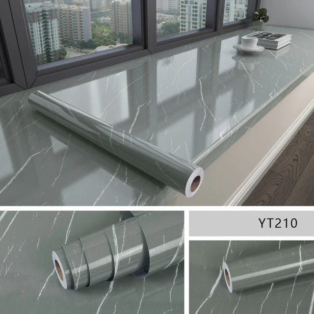 Marble Effect Self-adhesive Waterproof Wallpaper - Image 16