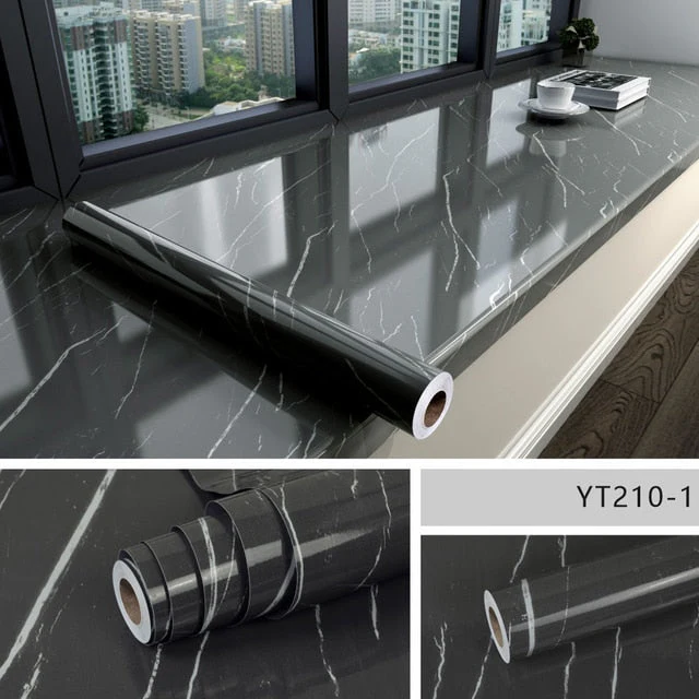 Marble Effect Self-adhesive Waterproof Wallpaper - Image 6