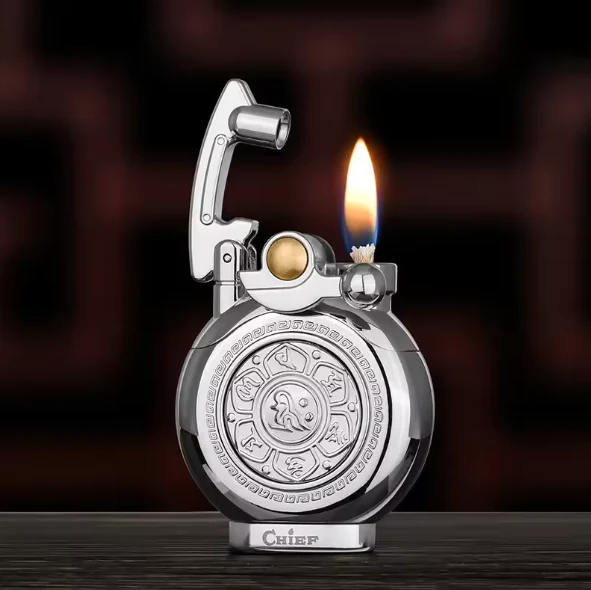 Mechanical Flip Top Kerosene Windproof Lighter - Image 7