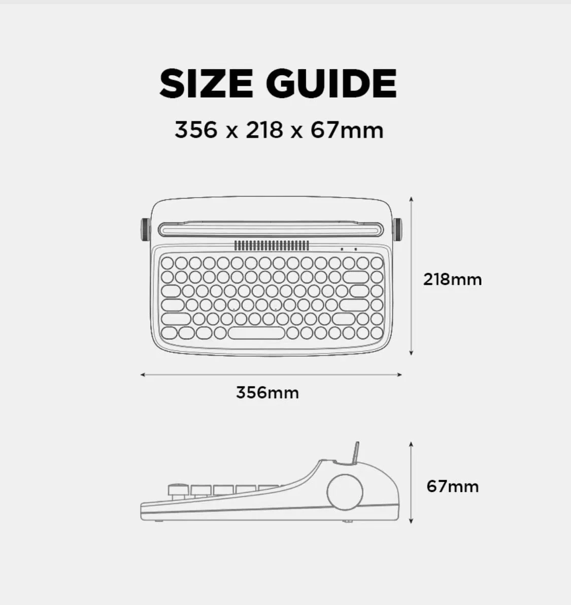 Mechanical Touch Creative Wireless Keyboard - Image 6