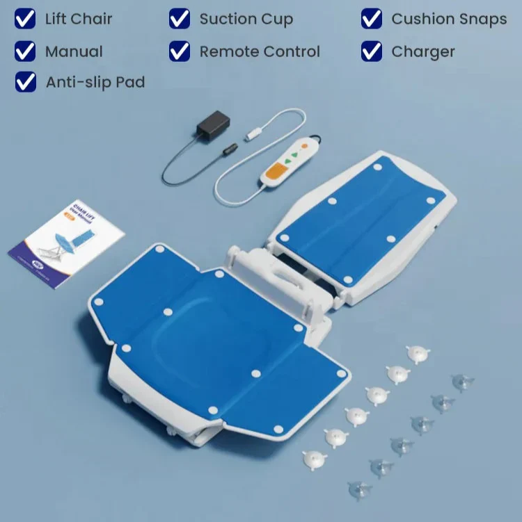 Medical Grade Foldable Electric Elderly Floor Lift Chair - Image 3