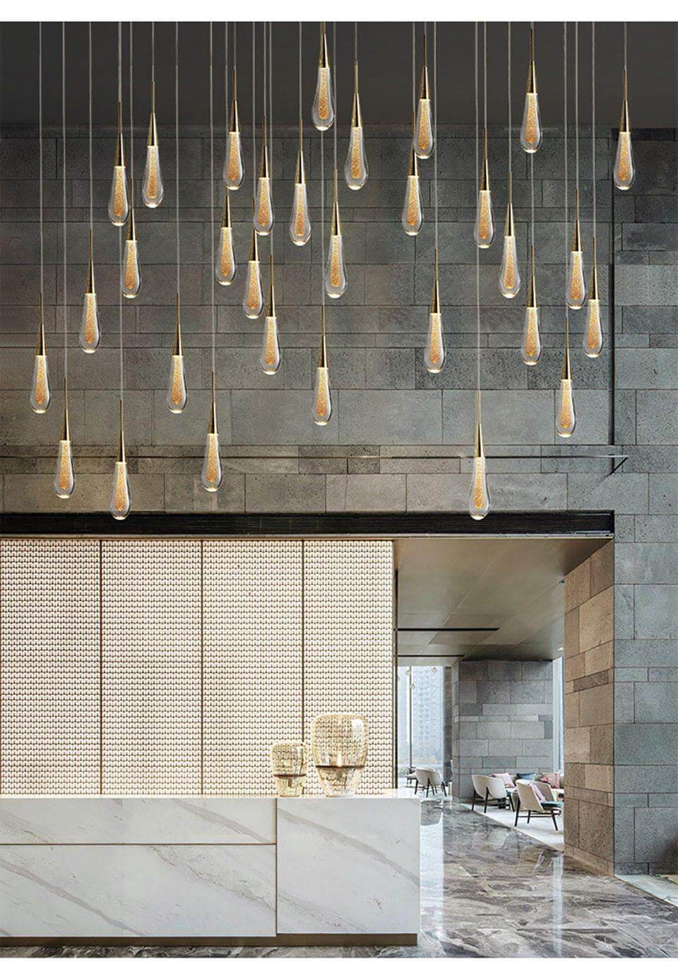 Melting Glass Crystal Luxury Pendant Lights - Image 16