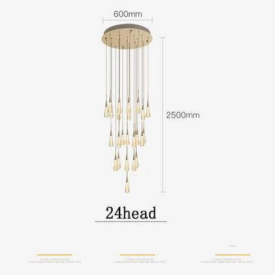 Melting Glass Crystal Luxury Pendant Lights - Image 7