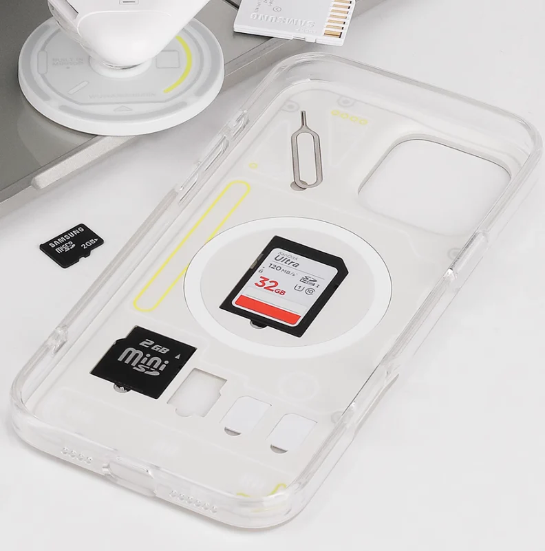 Memory Storage Transparent iPhone Case - Image 2