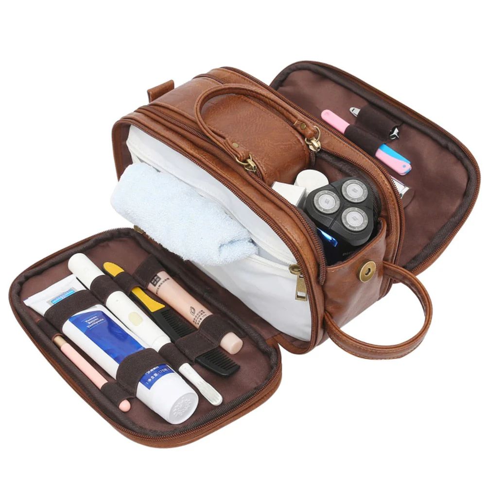 Mermaid Dream Waterproof Leather Travel Makeup Storage Bag - Image 11
