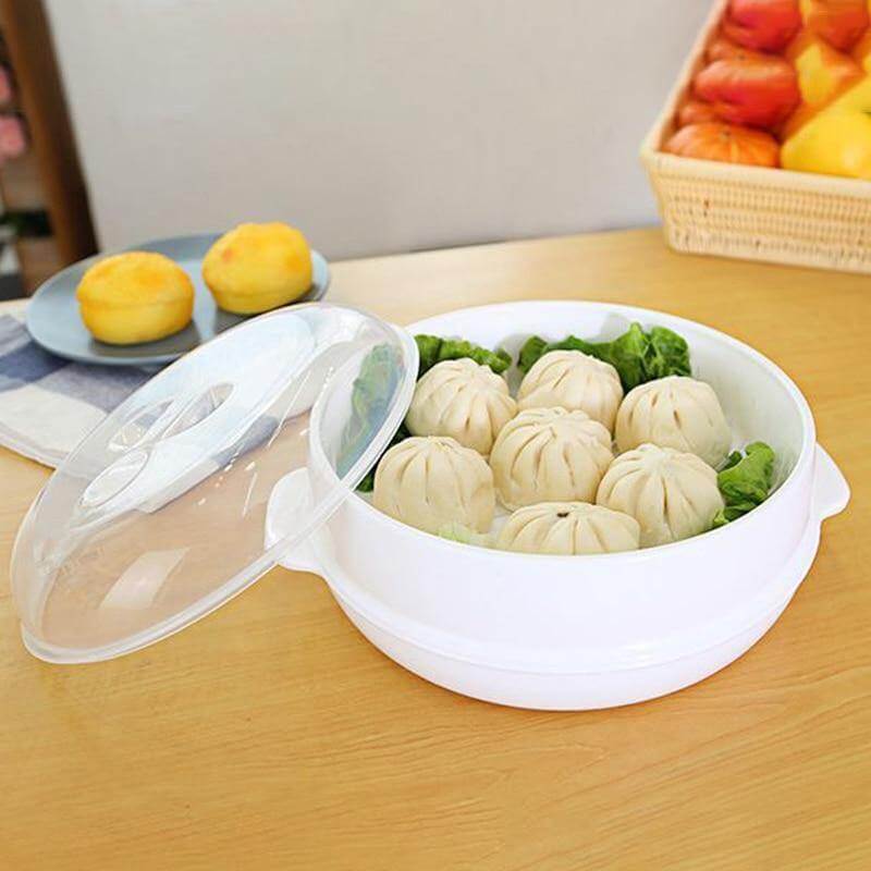 Microwave Round Steamer Heater Bowl with Lid - Image 5