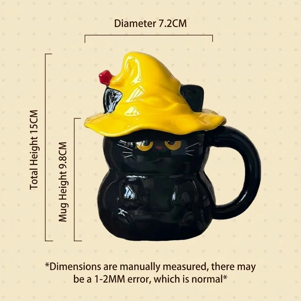 Midnight Witch Cat Mug - Image 3