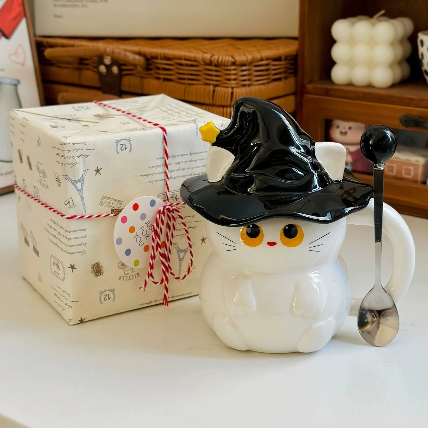 Midnight Witch Cat Mug - Image 4