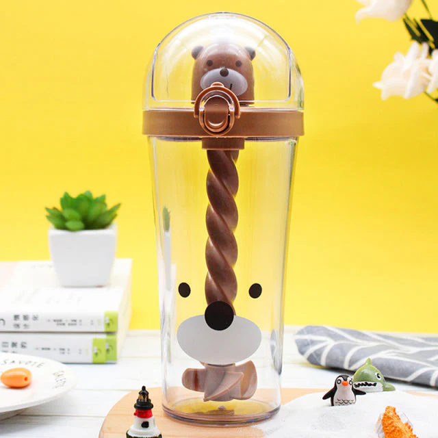 Mini Animals Cartoon Mixing Water Cup - Image 8
