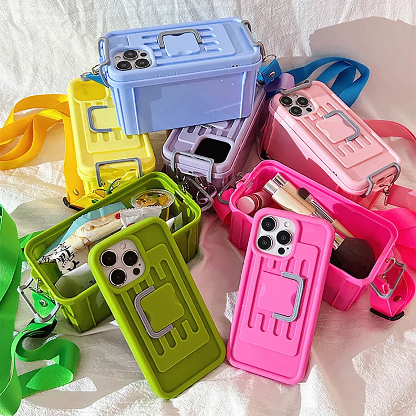 Mini Box Phone Case Crossbody Bag - Image 3