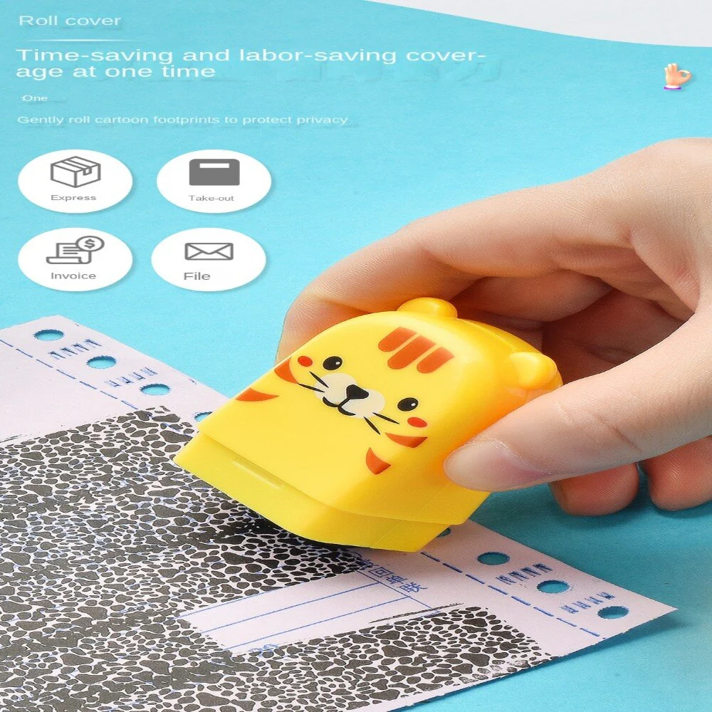 Mini Cartoon ID Protection Roller Stamp - Image 6