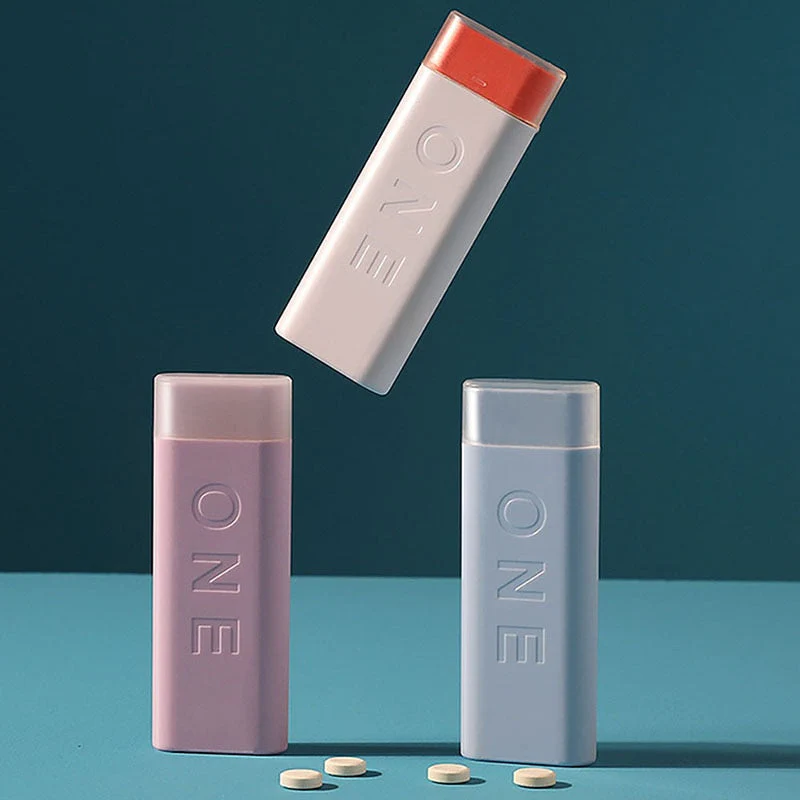Mini Colorful Pill Box Dispenser - Image 2