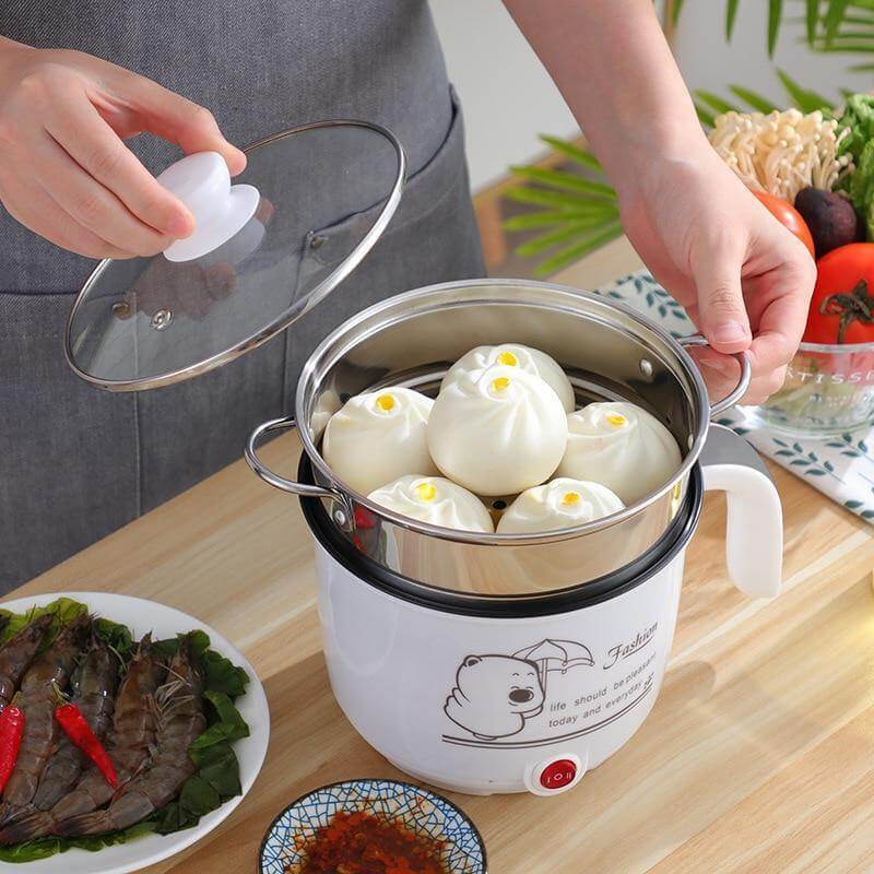 Mini Electric Double Layer Hot Pot Rice Cooker - Image 3