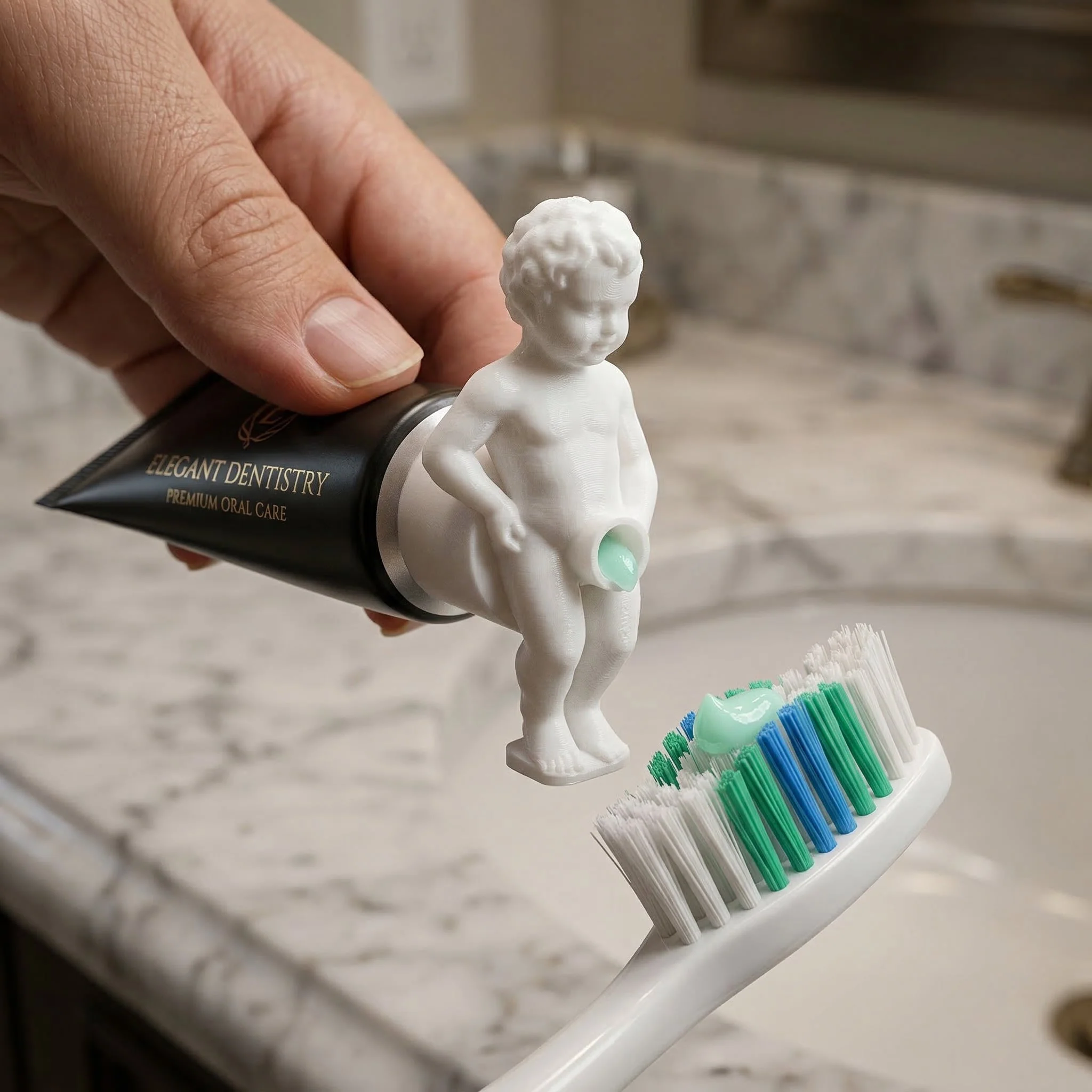 Mini Fairy Sculpture Toothpaste Dispenser - Image 2