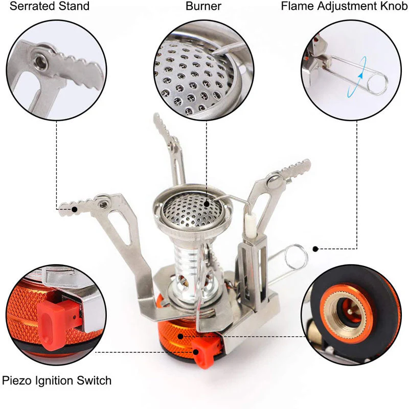 Mini Foldable Outdoor Camping Gas Stove - Image 6