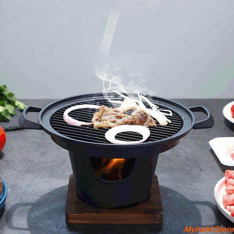 Mini Japanese Smokeless Barbecue Desk Grill - Image 11
