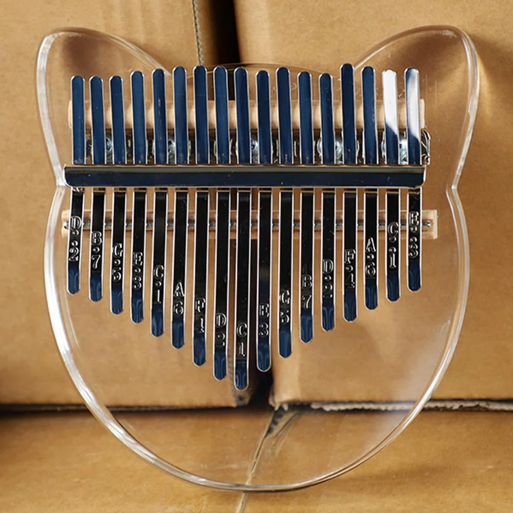 Mini Musical 17 Key Acrylic Thumb Piano - Image 2