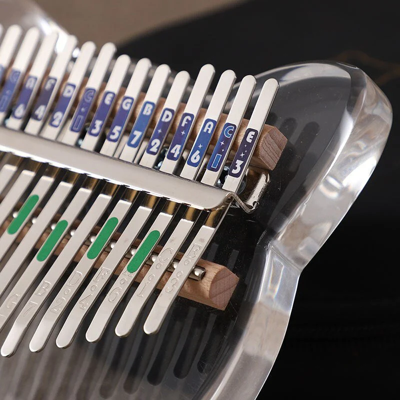 Mini Musical 17 Key Acrylic Thumb Piano - Image 5