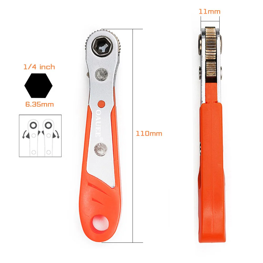 Mini Quick Hexagon Ratchet Wrench Tool - Image 4
