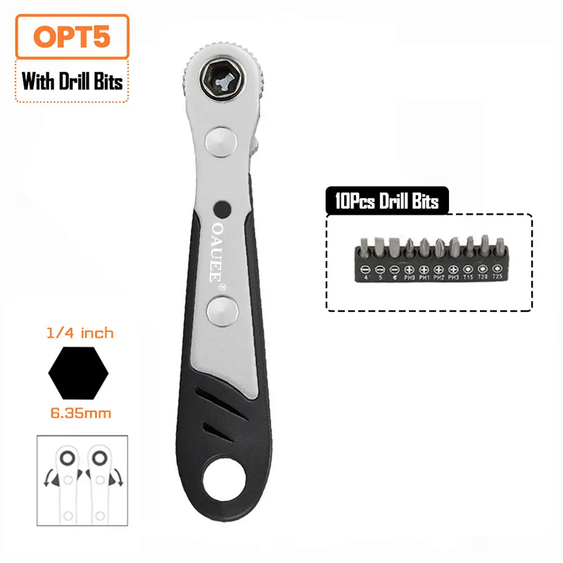 Mini Quick Hexagon Ratchet Wrench Tool - Image 8