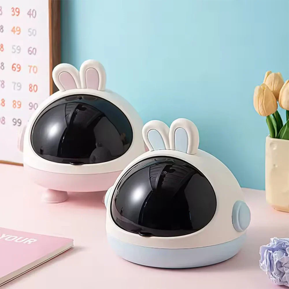 Mini Rabbit Desktop Storage Trash Bin - Image 6