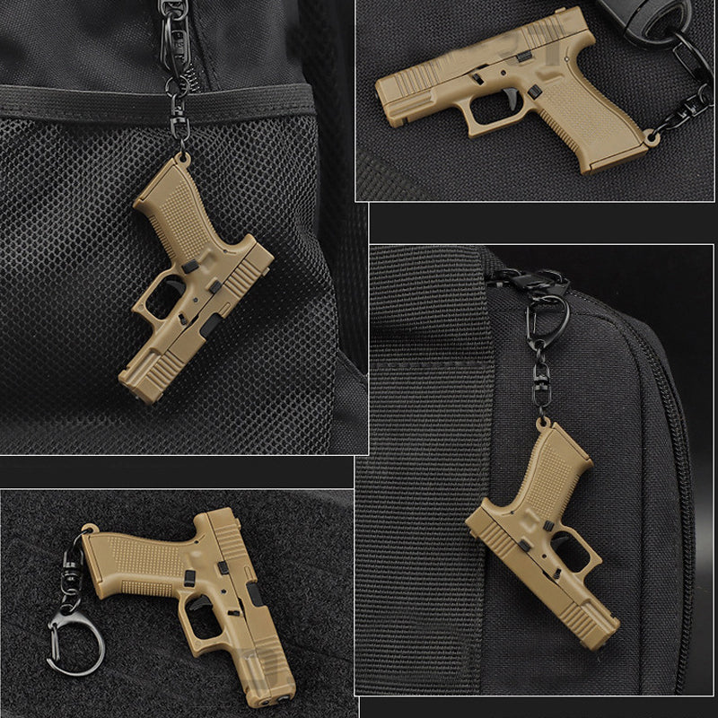 Mini Toy Pistol Shape Keychain - Image 3