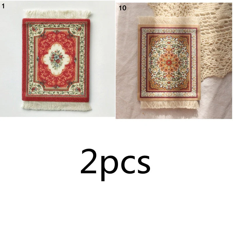 Mini Turkish Carpet Mug Coaster - Image 15