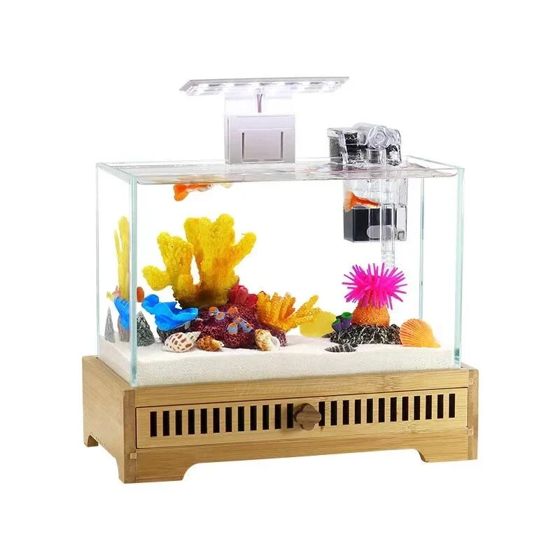 Mini Underwater Haven Desktop Aquarium - Image 4