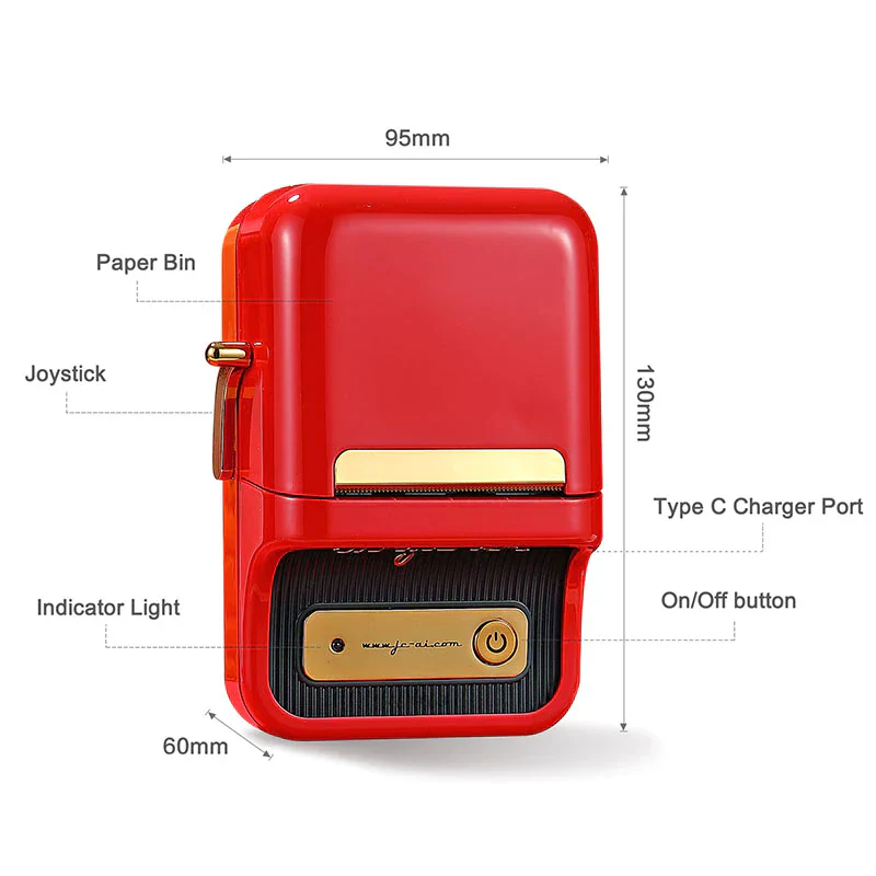 Mini Wireless Label Thermal Printer - Image 9