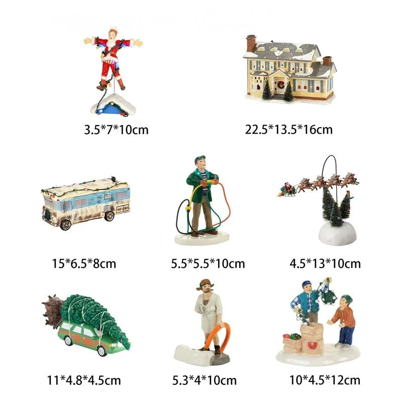 Miniature Christmas House Desktop Decor - Image 13