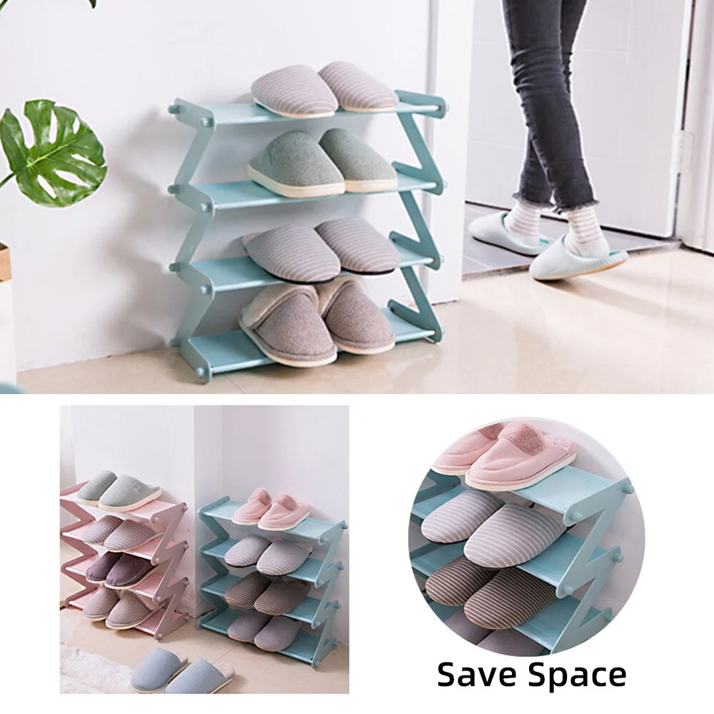 Minimal Z Adjustable Table Organizer and Shoe Rack - Image 4