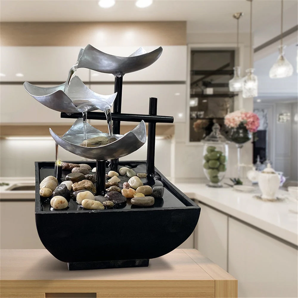 Minimalist Feng Shui Flowing Water Fountain - Image 8