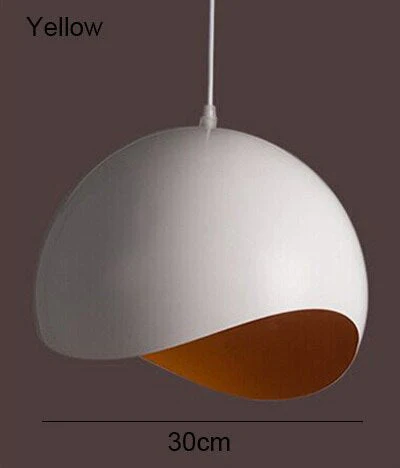 Modern Aluminum Eggshell Nordic Pendant Lamp - Image 12
