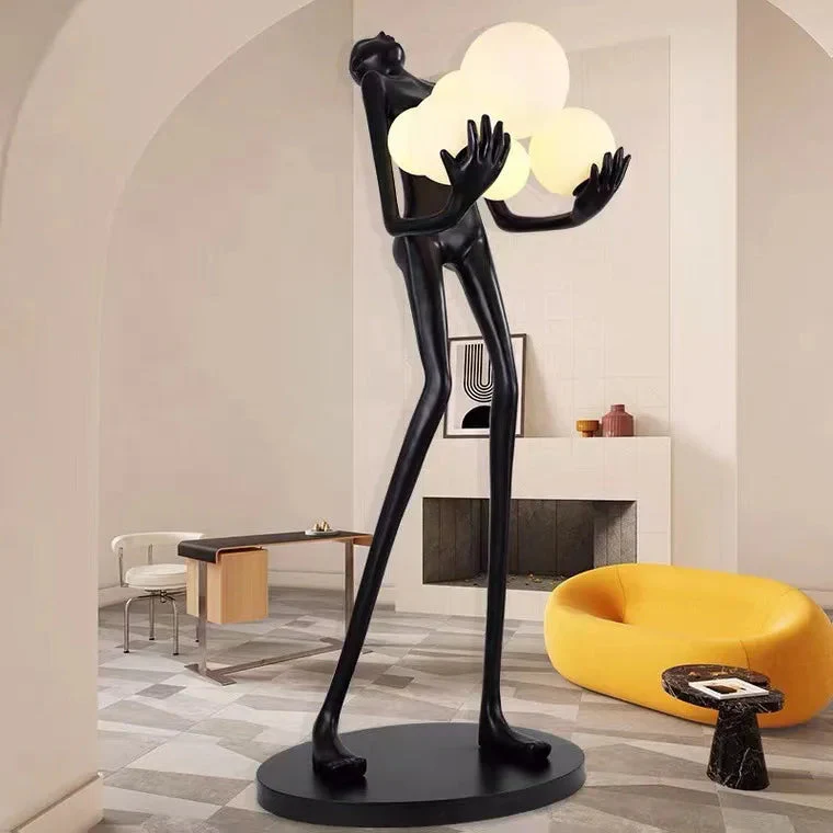 Modern Art Humanoid Sculpture Floor Lamp - Image 2