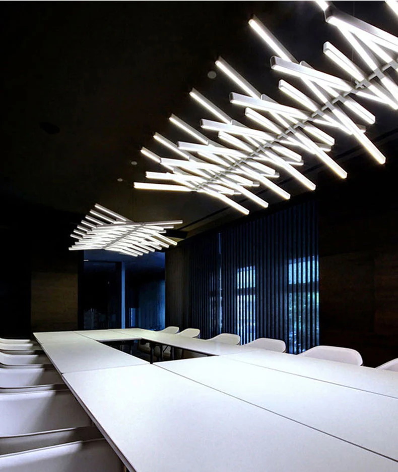 Modern LED Chandelier Industrial Acrylic Lamp - Image 3